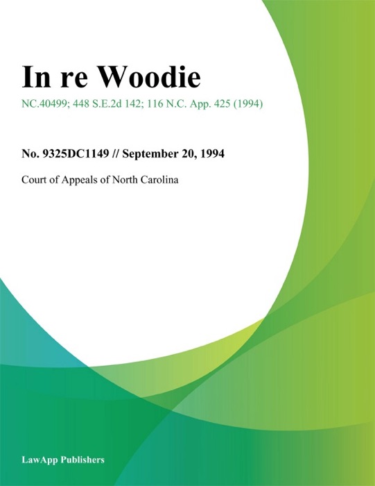 In re Woodie