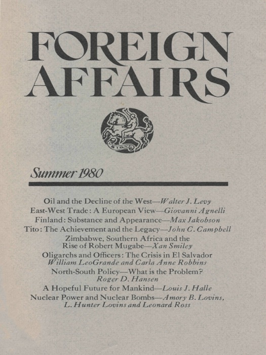 Foreign Affairs - Summer 1980