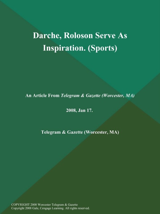 Darche, Roloson Serve As Inspiration (Sports)