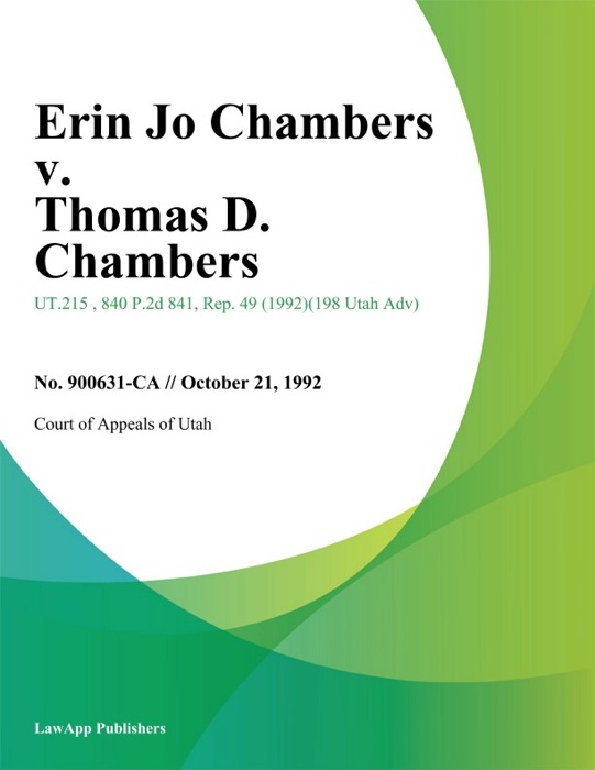 Erin Jo Chambers v. Thomas D. Chambers