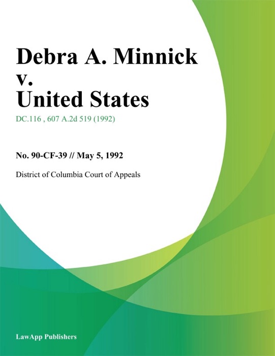 Debra A. Minnick v. United States