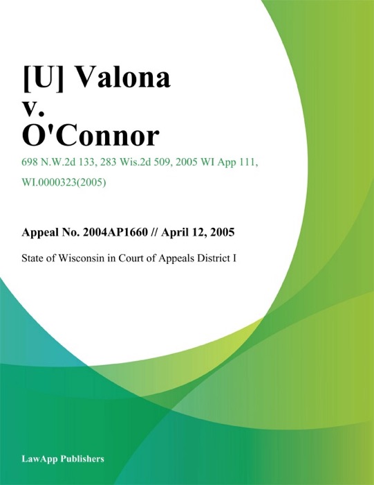 Valona v. Oconnor
