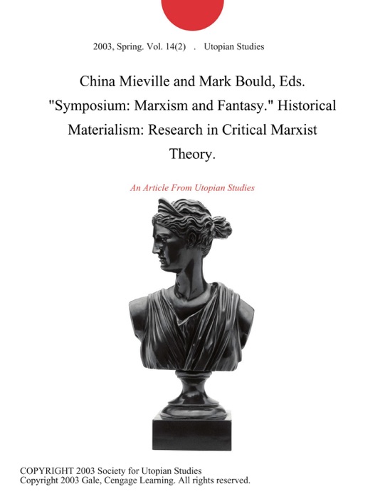 China Mieville and Mark Bould, Eds. 