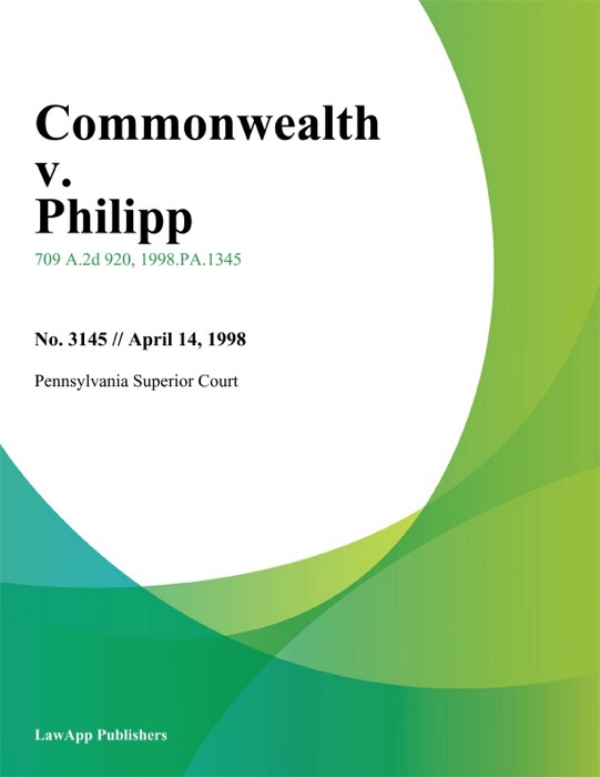 Commonwealth v. Philipp