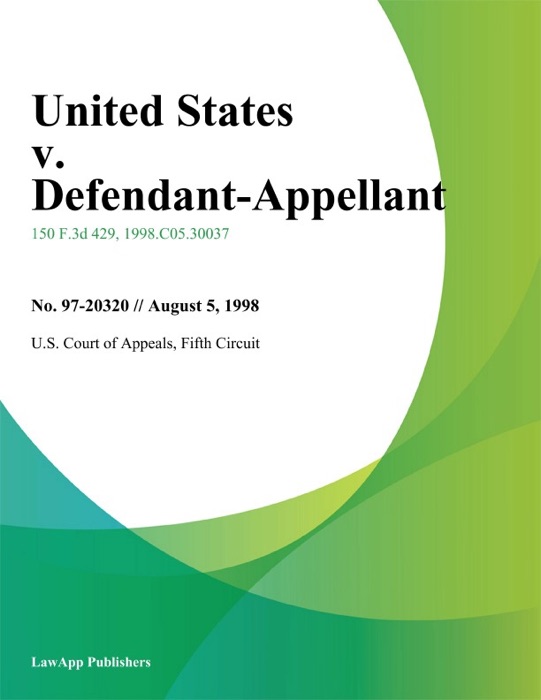 United States v. Defendant-Appellant.