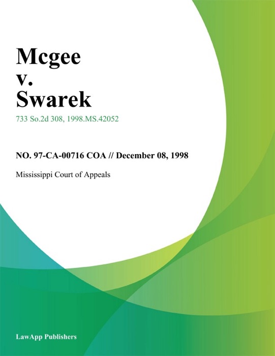 Mcgee v. Swarek