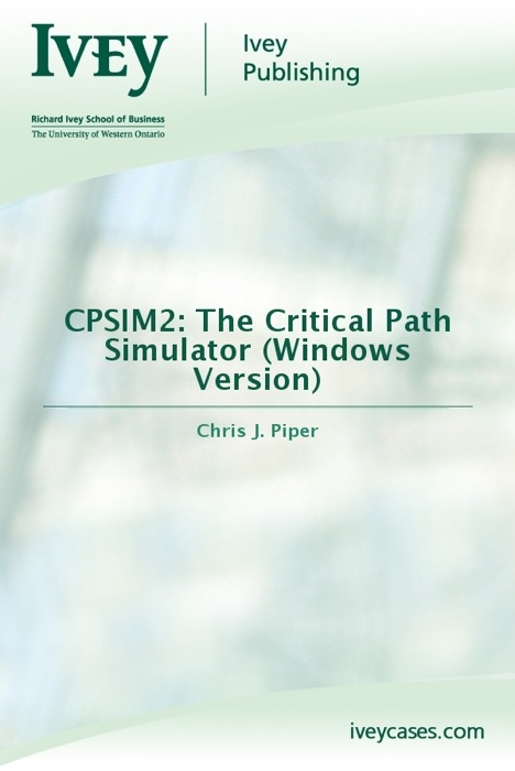 CPSIM2: The Critical Path Simulator (Windows Version)