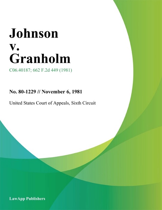 Johnson v. Granholm