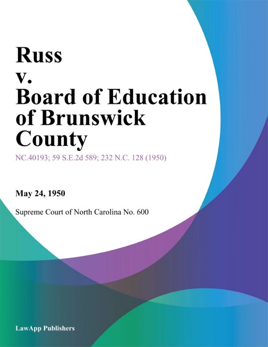 Russ v. Board of Education of Brunswick County