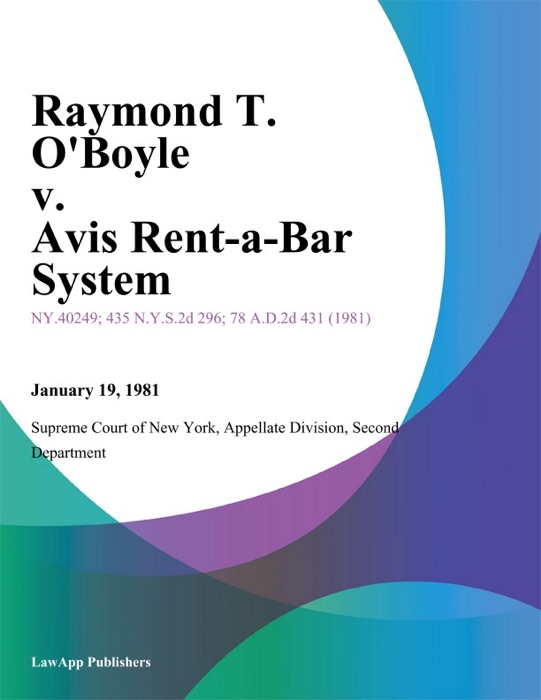 Raymond T. Oboyle v. Avis Rent-A-Car System
