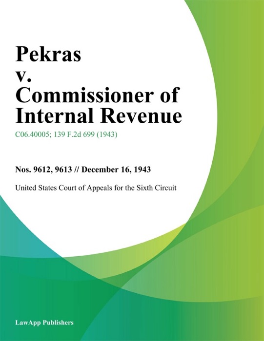 Pekras v. Commissioner of Internal Revenue