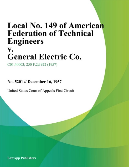 Local No. 149 of American Federation of Technical Engineers v. General Electric Co.