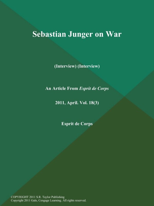 Sebastian Junger on war (Interview) (Interview)