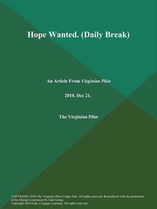 Hope Wanted (Daily Break)