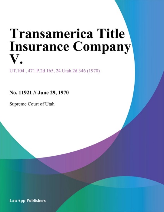 Transamerica Title Insurance Company V.