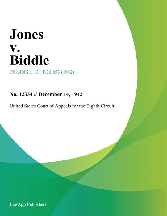 Jones v. Biddle