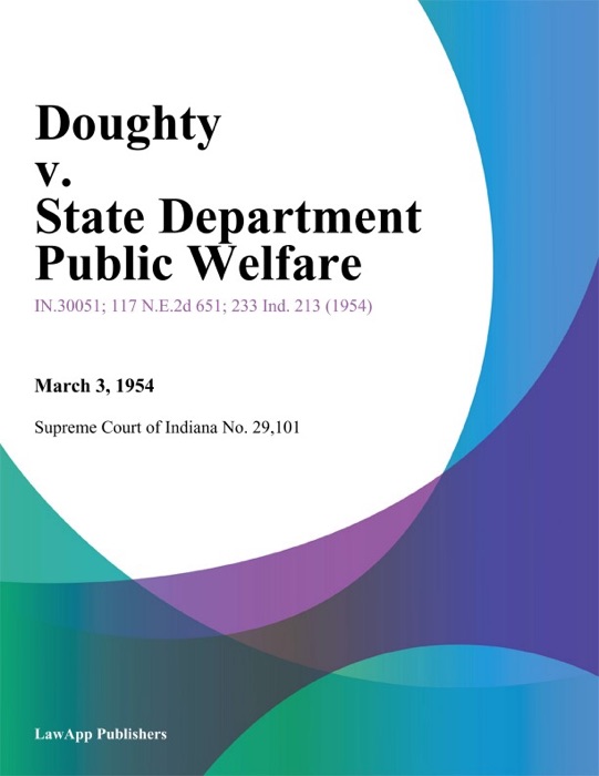 Doughty v. State Department Public Welfare