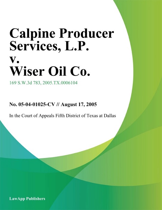 Calpine Producer Services