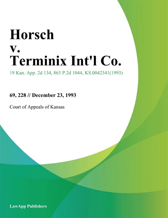 Horsch v. Terminix Int'l Co.