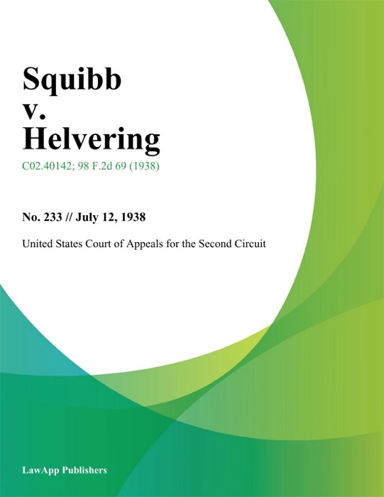 Squibb v. Helvering