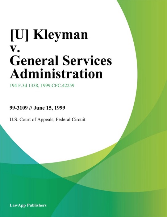 Kleyman v. General Services Administration