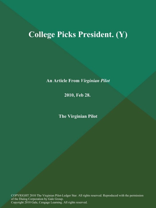 College Picks President (Y)