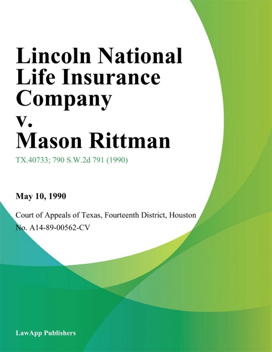 Lincoln National Life Insurance Company v. Mason Rittman