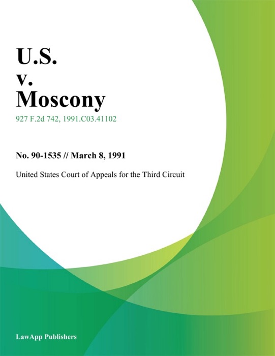 U.S. v. Moscony