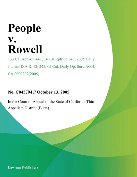 People v. Rowell