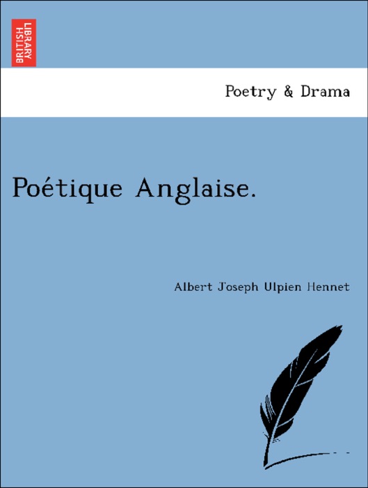 Poétique Anglaise.