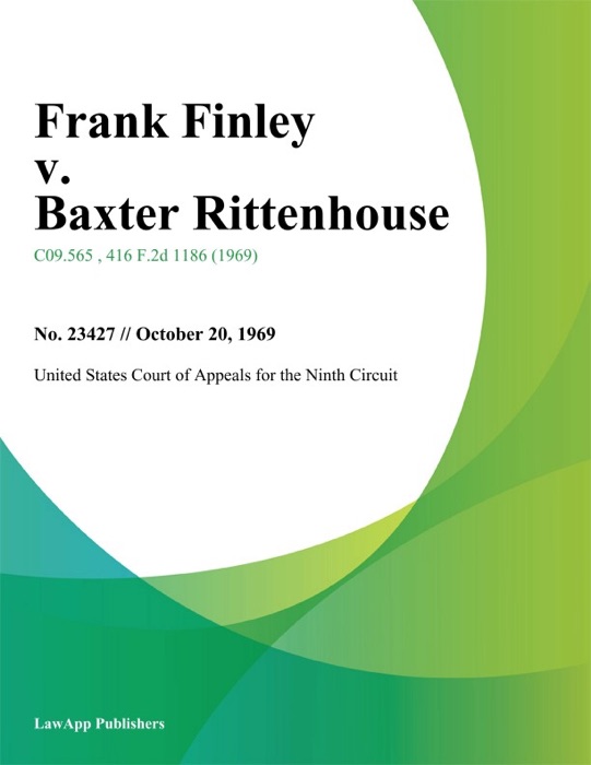 Frank Finley v. Baxter Rittenhouse