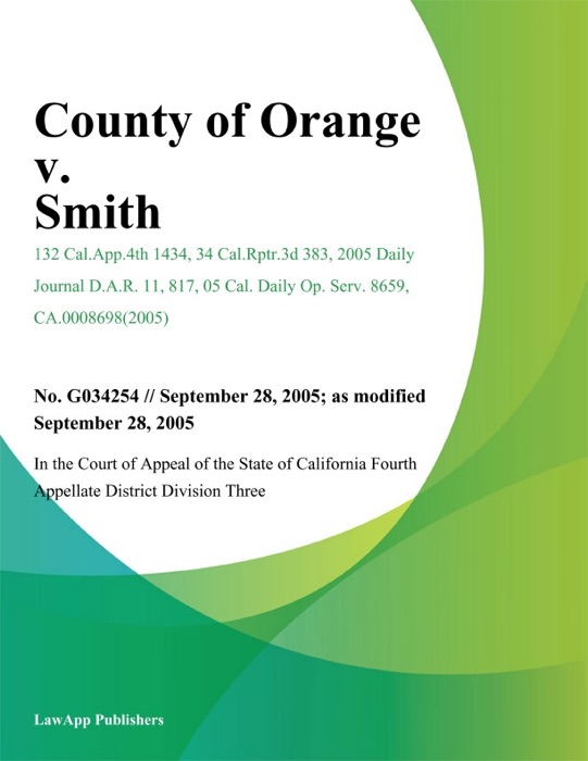 County of Orange v. Smith