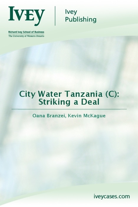 City Water Tanzania (C): Striking a Deal