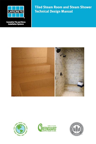 Tiled Steam Room and Steam Shower Technical Design Manual
