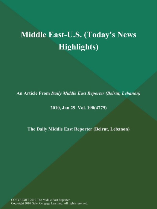 Middle East-U.S (Today's News Highlights)