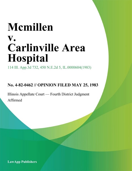 Mcmillen v. Carlinville Area Hospital