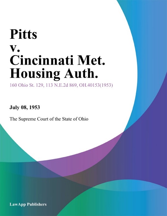 Pitts v. Cincinnati Met. Housing Auth.