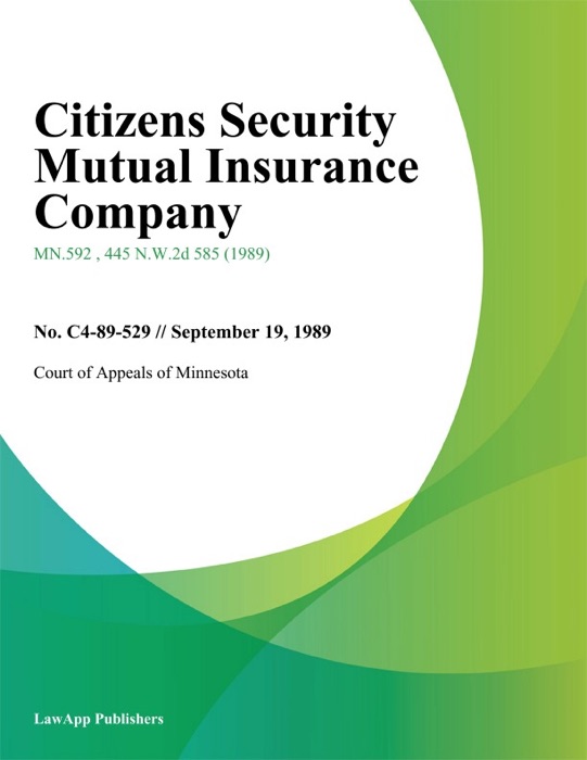 Citizens Security Mutual Insurance Company