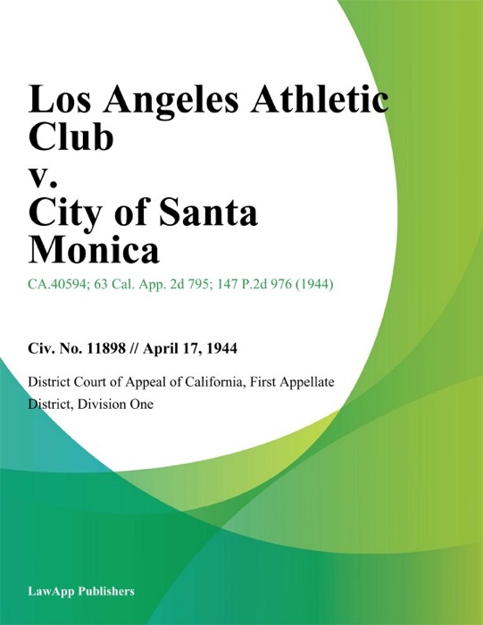 Los Angeles Athletic Club v. City of Santa Monica