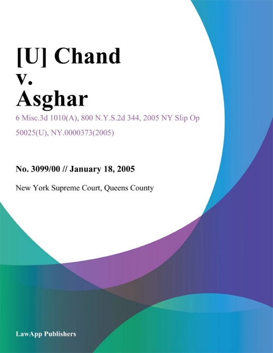 Chand v. Asghar