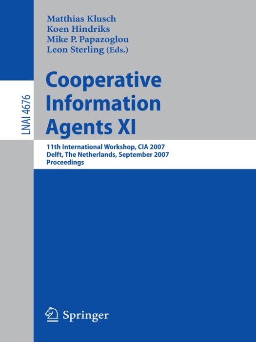 Cooperative Information Agents XI