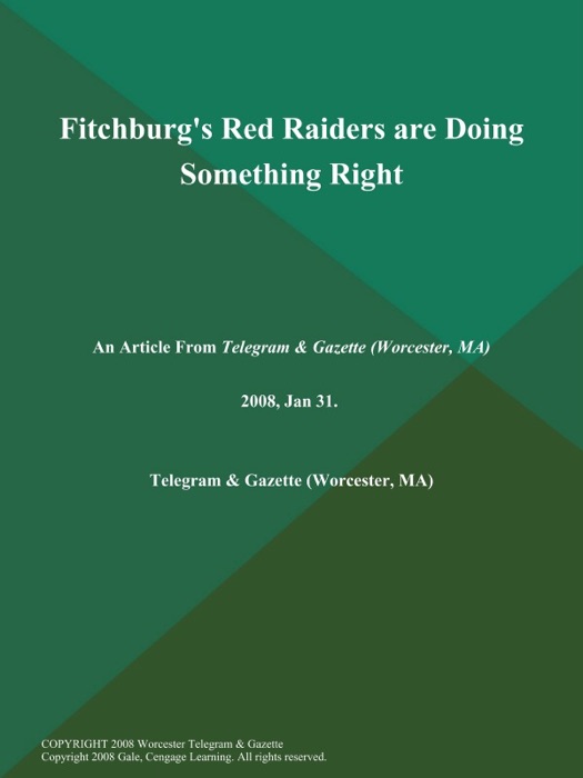 Fitchburg's Red Raiders are Doing Something Right