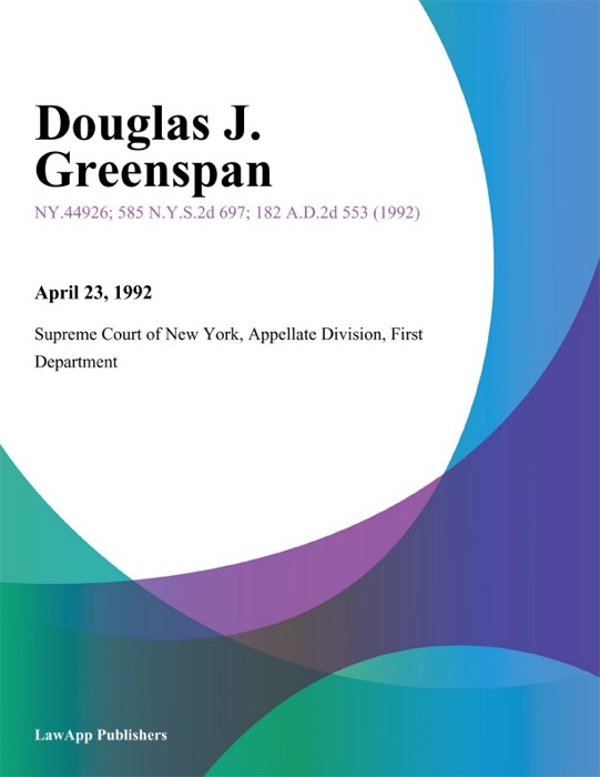 Douglas J. Greenspan