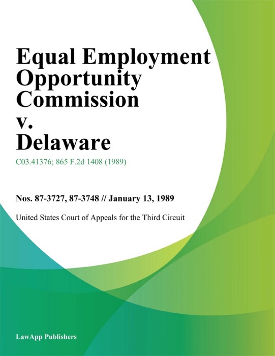 Equal Employment Opportunity Commission v. Delaware