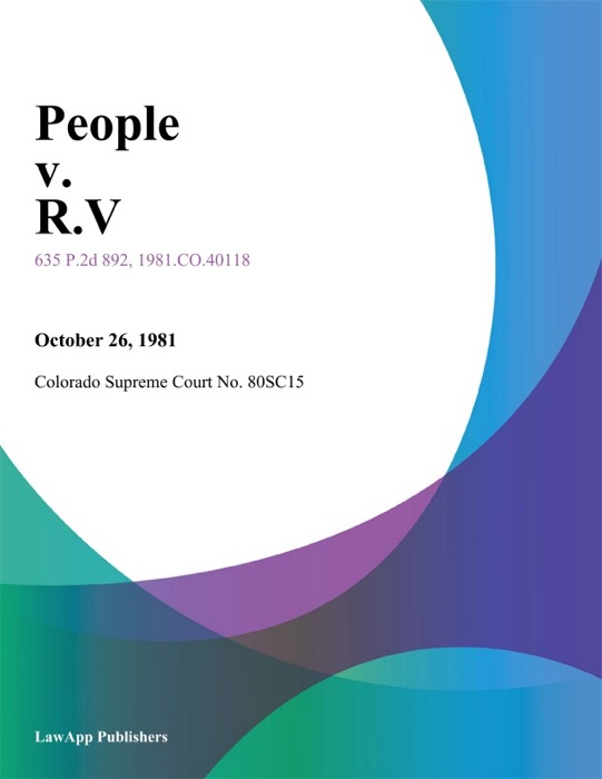 People V. R.V.