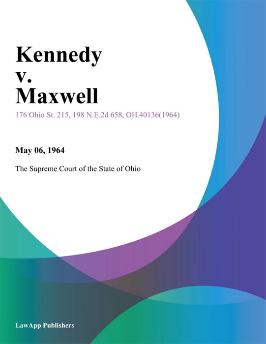 Kennedy v. Maxwell