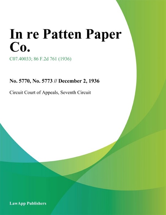 In re Patten Paper Co.