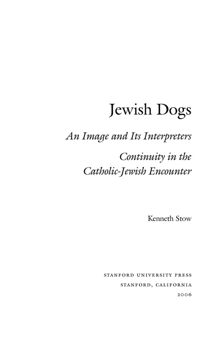 Jewish Dogs