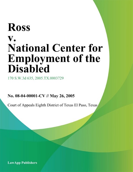 Ross v. National Center for Employment of the Disabled