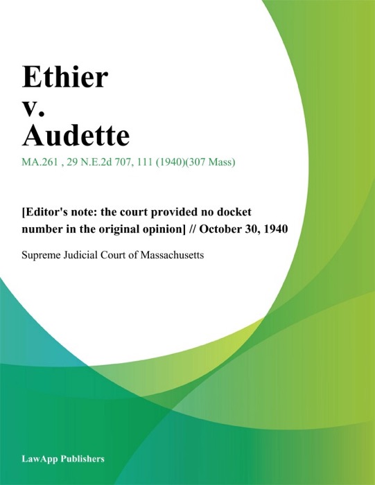 Ethier v. Audette